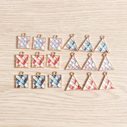 10pcs Alloy Enamel Makeup Box Charms Pendants for Bracelet Necklace Drop Earrings Jewelry Making DIY Handmade Craft Accessories