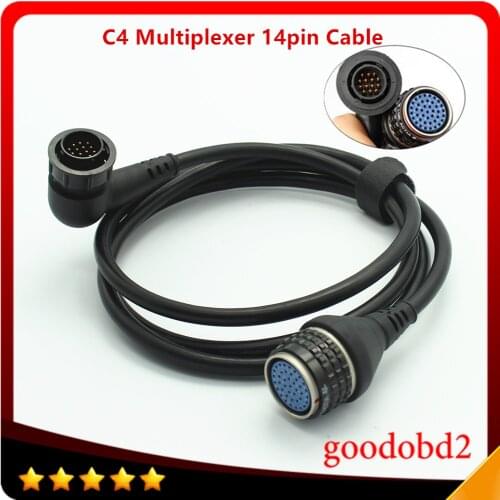 14pin Cable For MB STAR C4 SD Connect 14 pin Cable only use for star c4 sd connect sd diagnostic tool cable