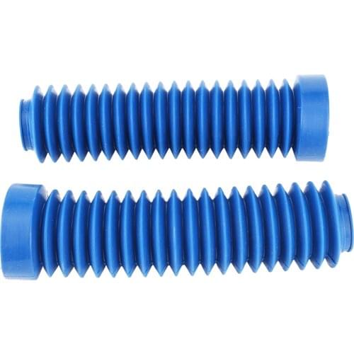 2pcs Front Fork Shock Boot Damper Dust Cover Protection 51611‑HA2‑003 Automotive Grade Blue Thermoplastic Rubber