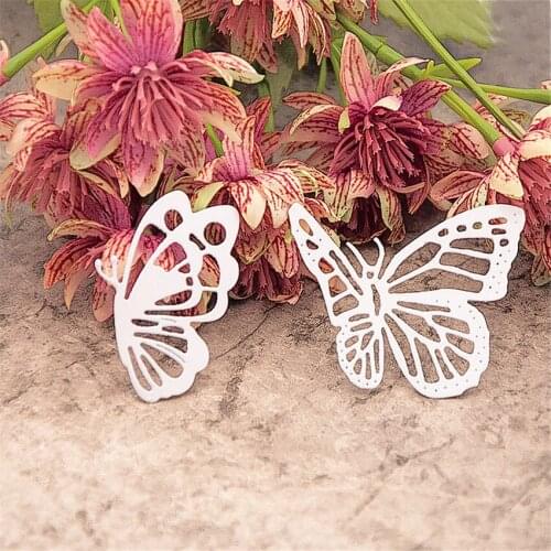 5.5x5.5cm/3×5cm Pretty butterfly Cutting dies metal crafts paper die-cutting /DIY embossing Easter and New Year Scrapbooking