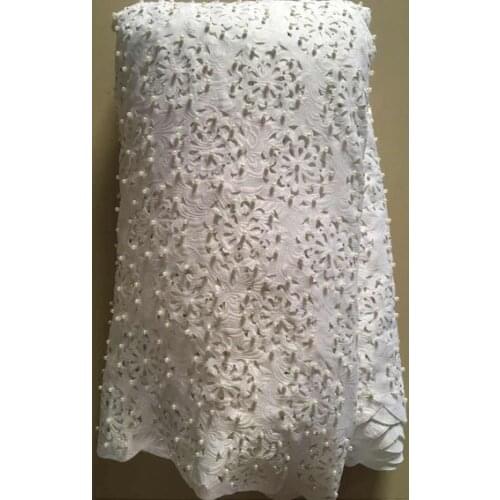 African Lace Fabric 2020 Embroidered Nigerian Laces Fabric Bridal High Quality French swiss cord Lace Fabric For Women ELL3127