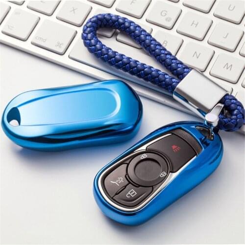 TPU Car Parts Key Case Holder For Buick Excelle Regal LaCrosse Encore Enclave Verano Accessories Styling Key Cover Shell Keyring
