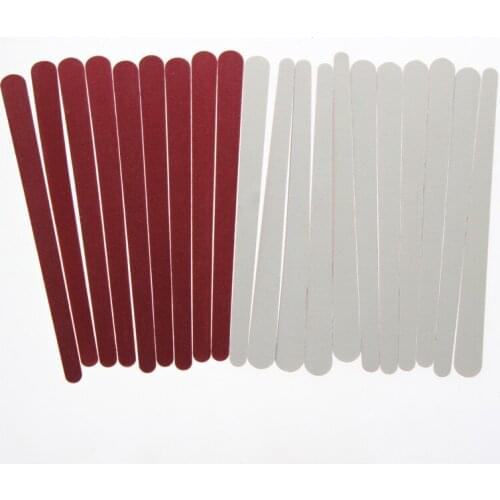 10Pcs/Set 17cm Long Double Side Women Girls Fingernail Art Beauty Tool Emery Board Nail Buffer Block Manicure Nail Files Kit