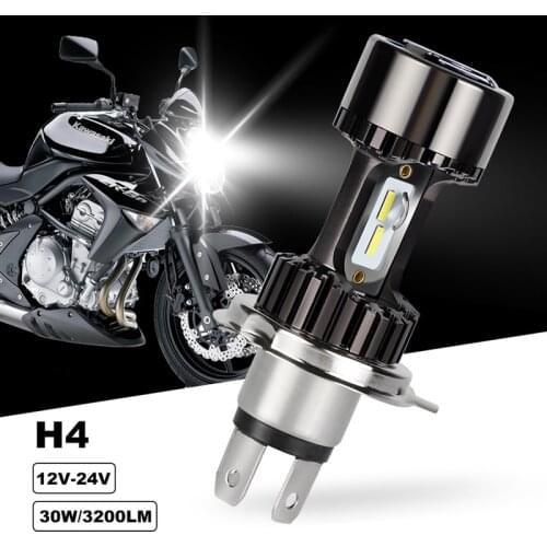 H4 LED Motorcycle 9003 HB2 LED Headlight Bulb 30W 3200LM 6000K Hi/Lo Beam Lamp 12V 24V headlight motorcycle phare moto led