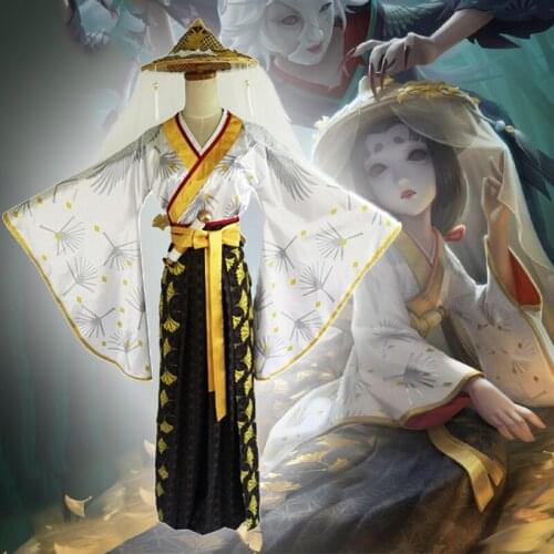 Game Identity V Cosplay Costumes The Geisha Michiko Cosplay Costume Hunter Rashomon Skin Kimonos Uniforms Clothes Dresses Hot