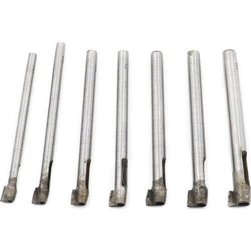 DIY Leather Belt Punch Tool Round Hole with Tail Sharp Hole Knife Puncher Hollow Hole Punch Cutter Tool DIY Leather Craft Tools