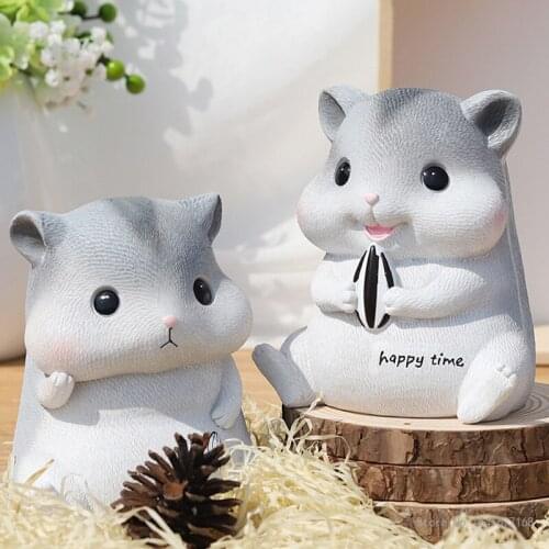 Year of the Rat Hamster Piggy Bank Children Boys Girls Piggy Bank Kids Pupils Creative Cute Piggy Bank
