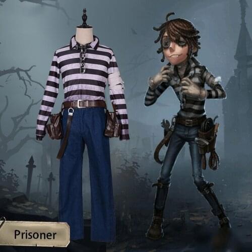 Game Identity V Cosplay Costumes Prisoner Luca Balsa Cosplay Costume Survivor Original Skin Uniforms Suits Clothes Sets New