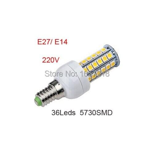 Corn Bulb 69LEDs SMD5050 5W E27 LED Lamp Equal to 15W AC220V Warm Cool White LED Lighting Free/Drop Shipping 1PCS/Lot