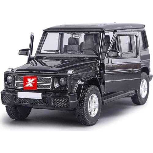 Hot 1:36 scale wheel Benz G63 SUV diecast car metal model pull back Off-road vehicle alloy toys collection for boys gifts