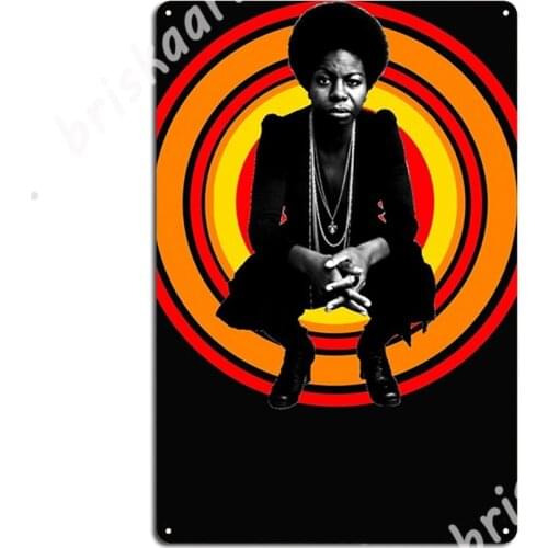 Nina Simone Metal Signs Plaques Kitchen Wall pub Design Tin sign Posters
