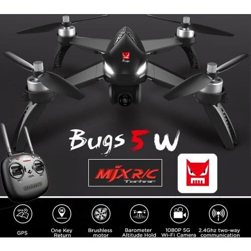 MJX B5W WiFi FPV 1080P Camera / Waypoints / Points of Interest / Altitude Hold / One-click Attention Remote Drone JU 06