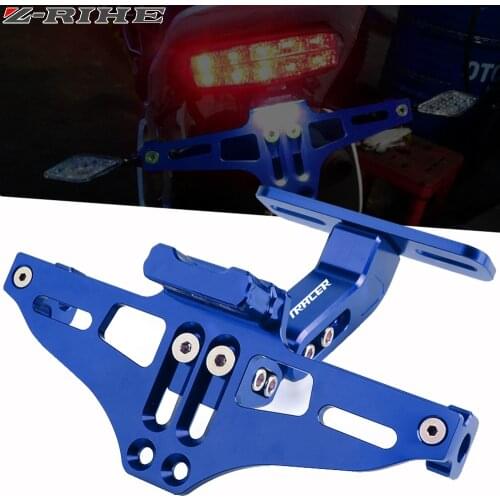Motorcycle License Number Plate Frame Holder Bracket With LED For Yamaha TRACER 900 700 GT 900GT TRACER MT09 MT07 MT 09 MT 07