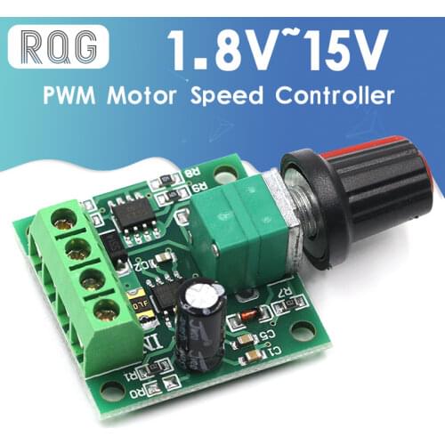 New DC 1.8V 3V 5V 6V 12V 2A PWM Motor Speed Controller Low Voltage Motor Speed Controller PWM 0~100% Adjustable Drive Module