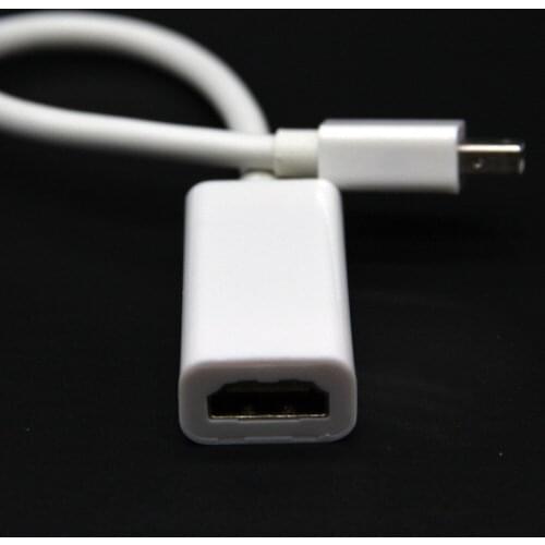 Mini DP to HDMI-compatible Adapter Cable Mini DisplayPort Thunderbolt Port Converter for Macbook Pro Air Projector For TV