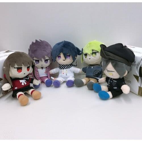 12CM Anime Plushie Danganronpa V3 Dangan Ronpa Plush Toy Kawaii Kokichi Oma Stuffed Animals Doll Toys for Children Birthday Gift