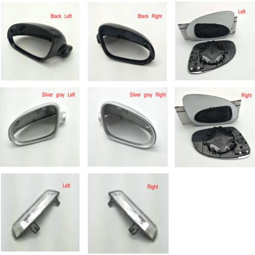 Apply to 2006-2011 Jettaa Passat B6 Golf 5 MK5 Outside rearview mirror Reflector housing Frame Reversing mirror steering light