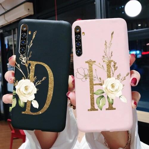 Realme 6 Case Realme6 6 pro 6s 6pro Case Cover Silicone Soft Letter Back Protective Cover Funda For Oppo Realme 6 Pro Phone Case