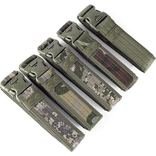 Heavy Duty Soldier Mens Military Belt Combat Training Tactical Belts Buckles Men Adjustable Belts For Men Combat Elastic