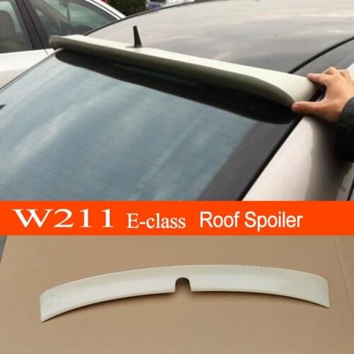 W211 ABS Plastic Rear Window Roof Spoiler for Mercedes-Benz E-class W211 Sedan 4-Door E300 E430 E500 E55 E63 2003-2009
