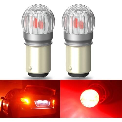 2Pcs 1157 BAY15D P21/5W 7528 2357 2057 Car Brake Stop Light Led Auto Bulbs 12V For Kia Rio 3 2 K2 K3 Ceed Cerato Picanto Optima