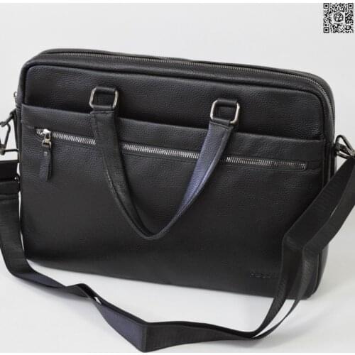 Mens bag A4, posess store, xx81-2, genuine leather