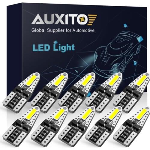 10pcs Canbus W5W T10 Led Car Lights Interior Lamp For Ford Fusion Focus Mk2 2 3 1 Fiesta Mondeo Mk4 Transit F150 Figo Mustang
