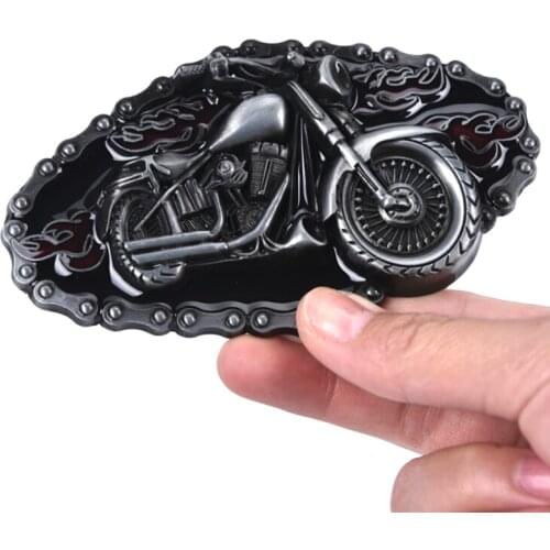 Punk Motorcycle Modelling Cowboy Alloy Belt Buckle Western Buckles For Belts 1.5 Inch Width Cowboy And Cowgirl Metal Tool