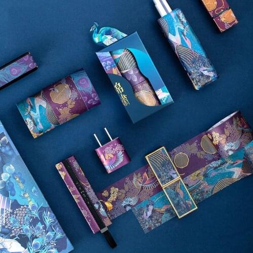 1box Chinese Ancient Style Masking Tape Promising Future Series Planner Stickers Journal Washi Tape DIY Decoraction