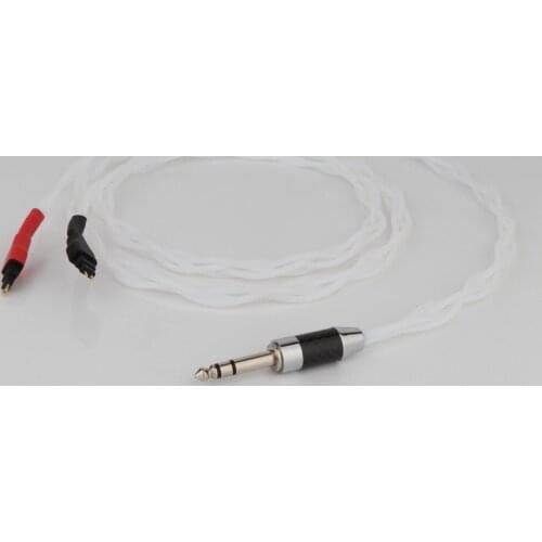 Preffair TF04 1pc pure Silver Handmade HD650 HD600 HD580 HD525 Headphone Upgrade Cable