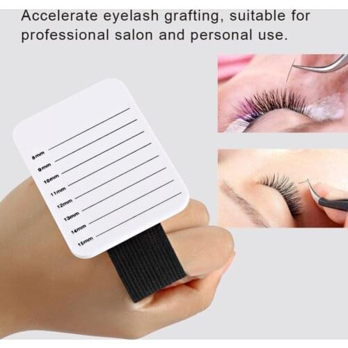 Fake Eyelash Tray Strip Stand Individual Eyelash Extensions Hand Plate Eye Lash Grafting Stand Palette Tool Hot Sale