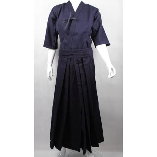 4colors white/black/dark blue UNISEX Kendo uniforms hakama suits hapkido kung fu clothing sets top quality