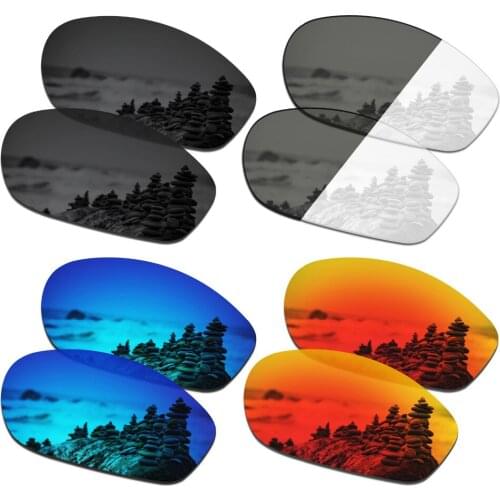 SmartVLT 4 Pairs Polarized Sunglasses Replacement Lenses for Oakley Encounter - 4 Colors