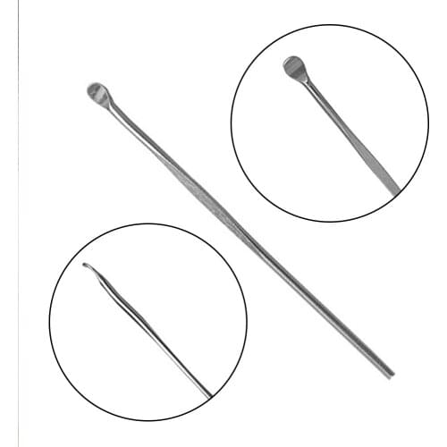 5pcs Sliver Earpicks Unique Design Stainless Steel Ear Pick Wax Curette Remover Cleaner Spoon Ear Health Care Tools