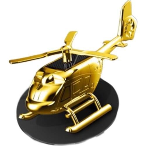 Solar Helicopter Fragrant Aromatherapy Automobile Car Air Freshener Decoration B36B