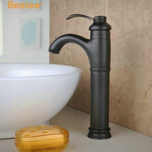 Beelee BL0405BH Oil Rubbed Bronze Bathroom Sink Lavatory Basin Mixer Tap Tall Washbasin Faucet