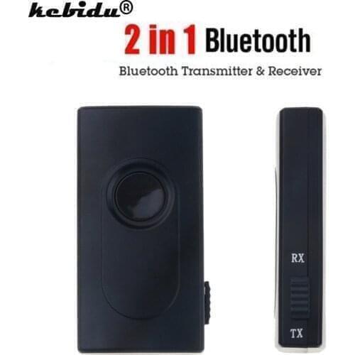 Kebidu 4.2 Bluetooth Transmitter Receiver Mini 3.5mm AUX Stereo Wireless Bluetooth Adapter For Car Music Bluetooth Transmitter