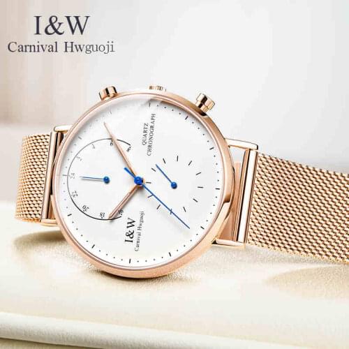 Brand CARNIVAL Men Casual Sport Watch Men Fashion Dress Watches Male Business Quartz Military Clock Ladies Relogio Masculino