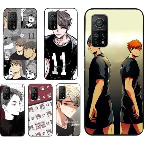 Miya Osamu Haikyuu Phone Case For Xiaomi Mi 10T Pro 11 Lite Ultra Mi A3 Note 10 POCO X3 M3 Pro F1 F2 F3 Cover