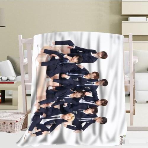 Custom Stray Kids Blanket Office Sofa Blanket Portable Soft Blanket Bed Plane Travel Adult Home Blanket