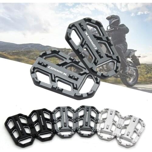 For Honda CB500X cb500 x CB500-X 2015 2016 Aluminum CNC Motorcycle Billet Foot Wide Pegs Pedals Rest footrests