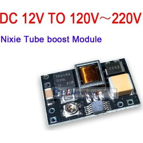Dykb dc 3V-20V 5V 12v to 170V 120V-220V DC boost High Voltage Power Module For Nixie Tube Glow clock Tube Magic Eye