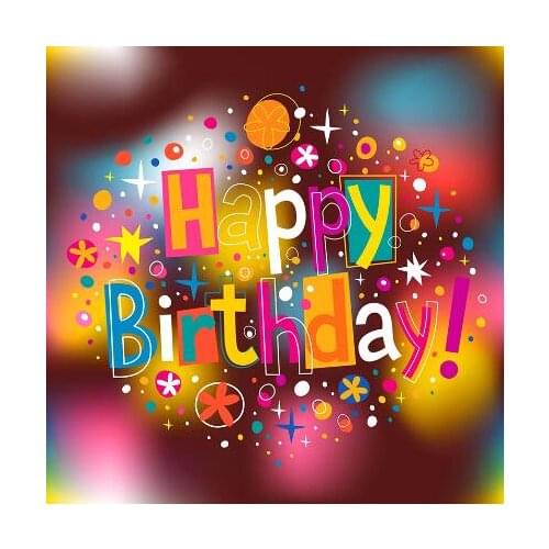 Custom 3'x5' happy birthday Flag can add any hobby picture on the banner flag with 4 grommets