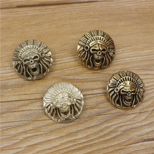 DIY solid brass material DIY leather wallet bag caibu button decoration screws rivet 3pcs/lot