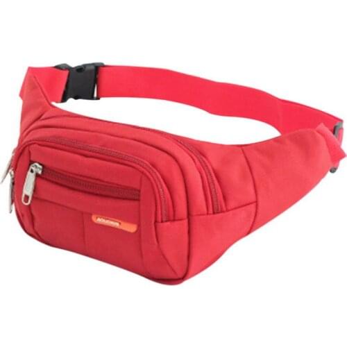 Mens Breast Package Waterproof Outdoor Sports Bag Canvas Pouch Korean-style Waist Bag Fanny Pouch Crossbody Women Banana Bag
