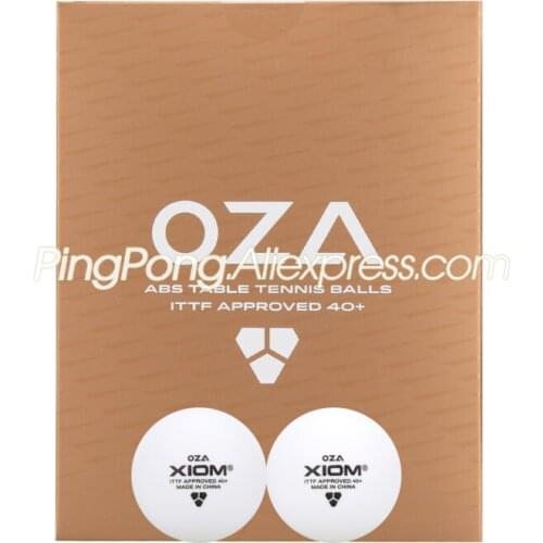 12 Balls XIOM OZA 3-Star Table Tennis Ball Plastic ABS Original XIOM 3 Star Ping Pong Balls ITTF Approved