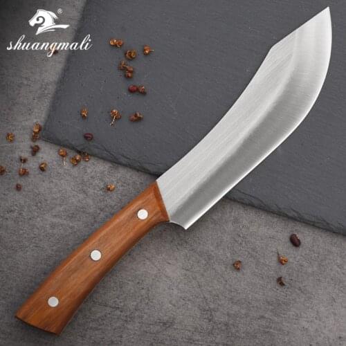 Chef Cleaver Butcher Knife 4Cr13 Stainless Steel Slicing Kitchen Knife Sharp Cooking Chicken Cutting Meat Butcher Chef Knives