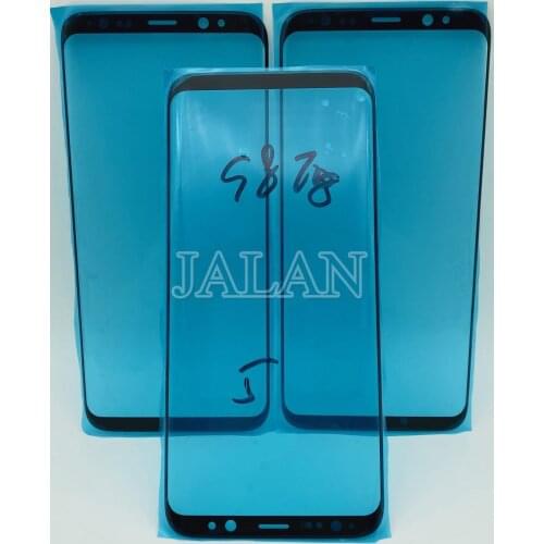 1pcs Front Glass For SN s8/s8 plus G950 G955 Damaged Display Outer Glass Touch Panel Replacement digitizer laminating repair