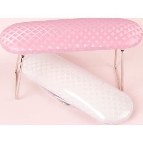 Nail Pillow Leather Hand Pillow Comfortable to Use Good Craftsmanship Faux Leather Manicure Arm Rest Cushion for Women Salon