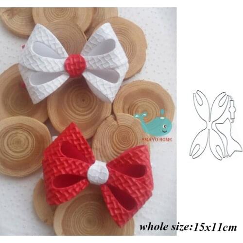 DIY scrapbooking Bow cutting dies Craft Metal Cutting Dies cut die Cute Scrapbo Paper Card Craft Embossing Die Cuts